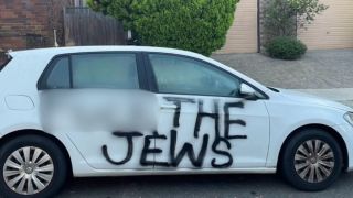 jewish car vandal