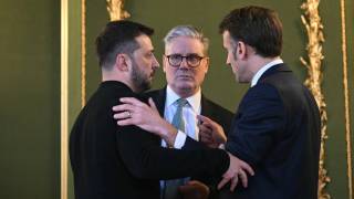 Starmer Macron Zelensky summit