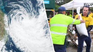 cyclone Alfred sandbagging