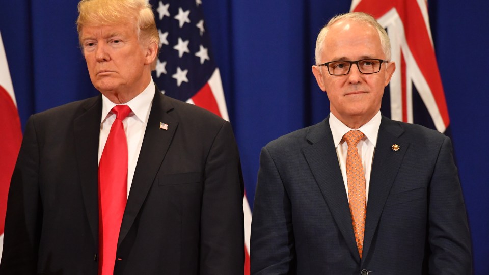Donald trump Malcolm Turnbull