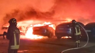 tesla fires