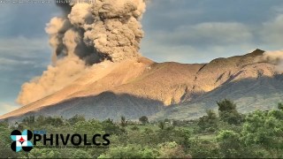 Philippines Mount Kanlaon volcano