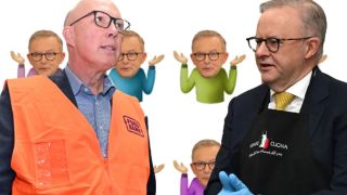 Peter Dutton and Anthony Albanese