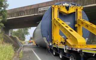 truck wind turbine Queensland