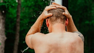 shower morning night