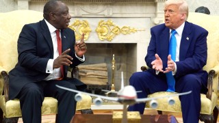 Donald Trump and Cyril Ramaphosa