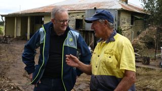 Anthony Albanese and NSW floods
