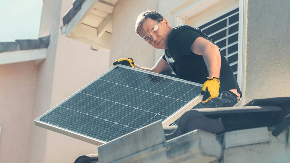 household batteries.