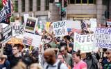 Trump US army protests