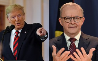 Donald Trump Anthony Albanese