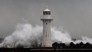 Storm weather surf