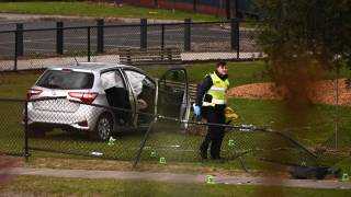 Melbourne playground crash death