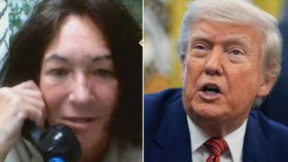 Ghislaine Maxwell and Donald Trump