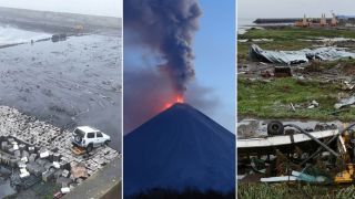 tsunami and volcano