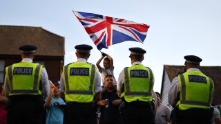 UK asylum seekers protests